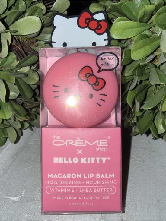 Other - The Crème Shop x Sanrio Hello Kitty Macaron Lip Balm Icing On The Cake NEW